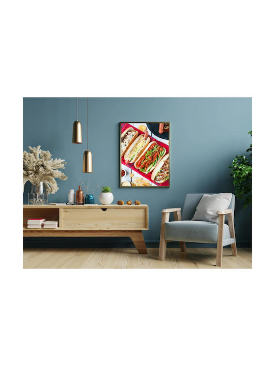 Панел Colorful Hot Dogs Многоцветни Хот Дог 70x100