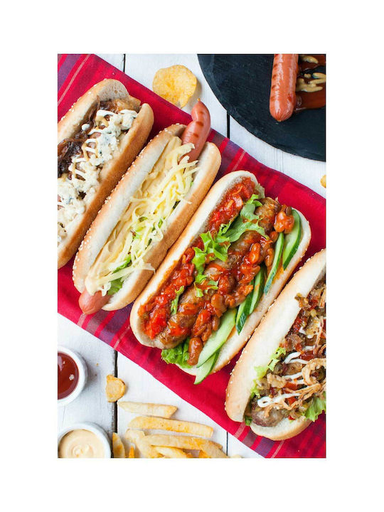 Панел Colorful Hot Dogs Многоцветни Хот Дог 70x100