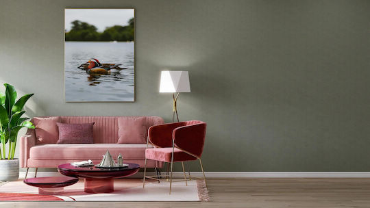 Panou Colorful Ducks On A Lake Polihrome Rațe Un Lac 70x100