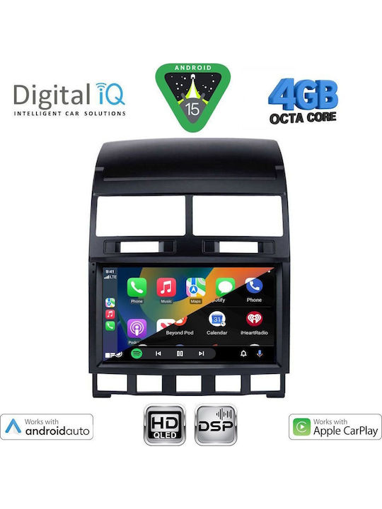 Digital IQ Car Audio System for Volkswagen Touareg 2003-2011 (Bluetooth/USB/WiFi/GPS/Apple CarPlay/Android Auto) with 9" Touch Screen