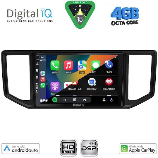 Digital IQ Car Audio System for Volkswagen Crafter 2017 with Touch Screen 10"
