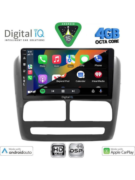 Digital IQ Car Audio System for Fiat Doblo 2010-2015 Bluetooth USB WiFi GPS Apple CarPlay Android Auto with 9" Touch Screen