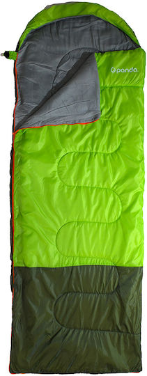 Panda Sleeping Bag Single Plus Khaki/Orange