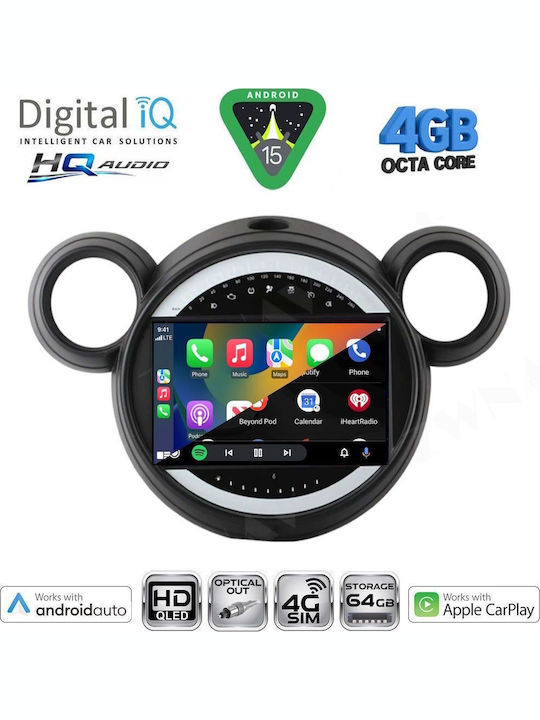 Digital IQ Auto-Audiosystem Für Mini Countryman Paceman 2010-2016 Mit Touchscreen 9 Zoll