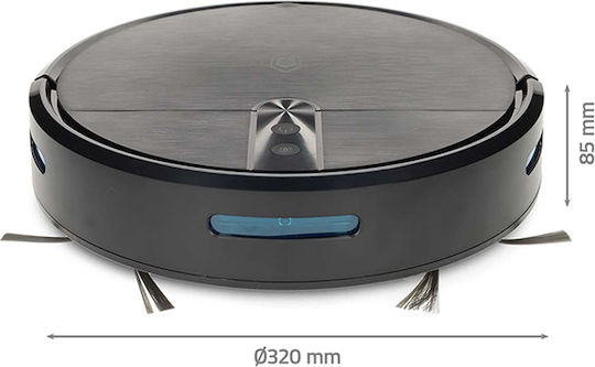 Nedis Aspirator Robot cu Navigare cu Senzori și Putere de Aspirație 2000Pa Negru