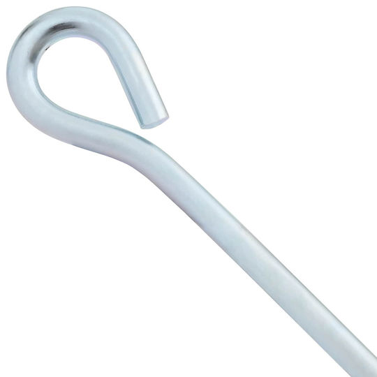 vidaXL Post Support for Garden Fence Made of Metal 10x10x30cm 4 Pieces Silver