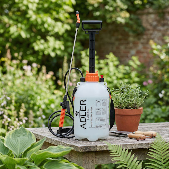 Adler Pressure Sprayer with 5lt Capacity 2.5bar in White Colour