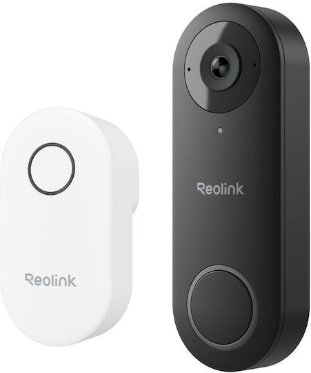 Reolink D340W Κουδούνι Πόρτας Wi-Fi Μαύρο