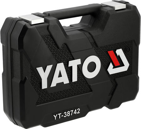 Yato 41 Stück Ratschen- und Steckschlüssel-Set 1/2" 1/4"