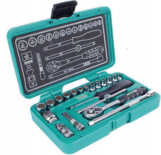 Honiton Key Set 20 Pieces 1/4" Honidriver