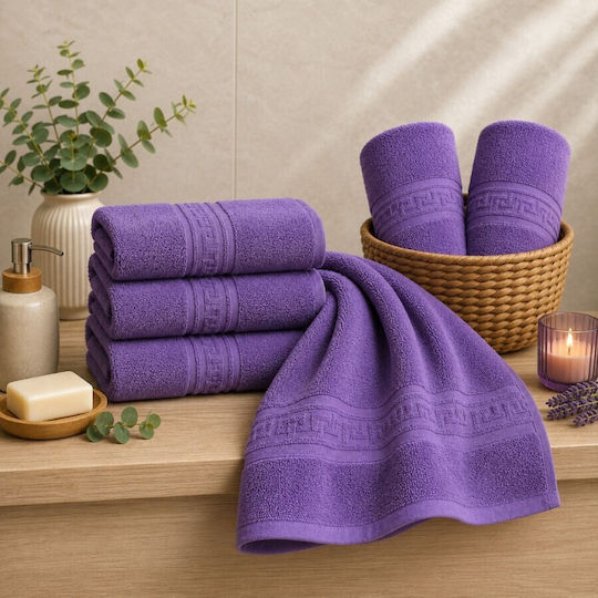 Pucioasa Prosoapa Hotel 140x70 cm Violet Greutate 500gsm