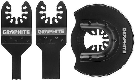 Graphite Αναλώσιμα Πολυεργαλείων 3τμχ 56H072