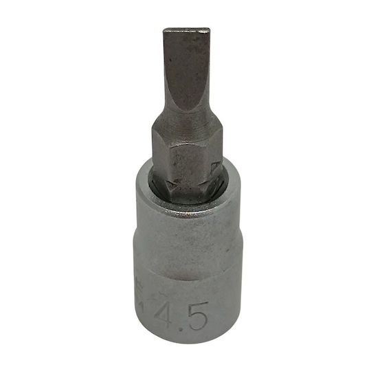 Cheie tubulară cu Vârf Plat și Patrat de Prindere 1/4'' Dimensiune 4.5mm 1buc