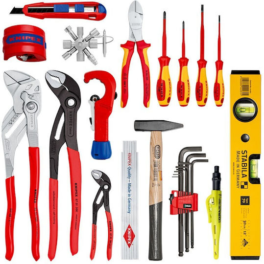 Knipex Robust26 Move Werkzeugkoffer mit Werkzeugen