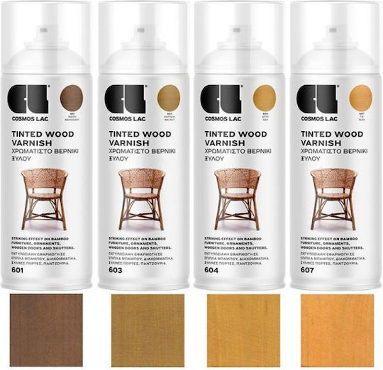Cosmos Lac Spray Polish 604 OAK LIGHT 400ml