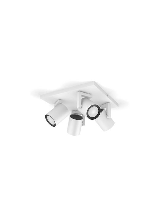 Philips Argenta Spot With 4 Lights In White Colour