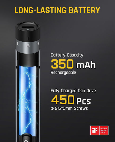 Fanttik Κατσαβίδι Μπαταρίας 3.7V 1x0.35Ah