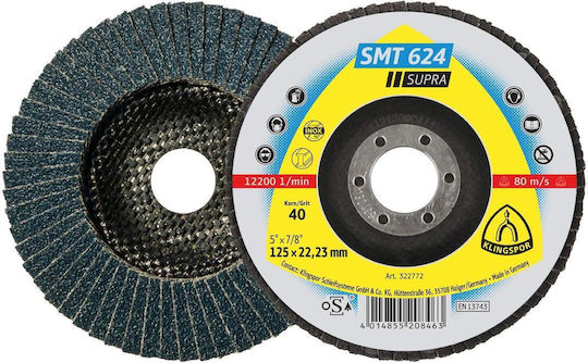 Klingspor Convex Flap Disc Smt 624 180x22mm Grit 60 322785