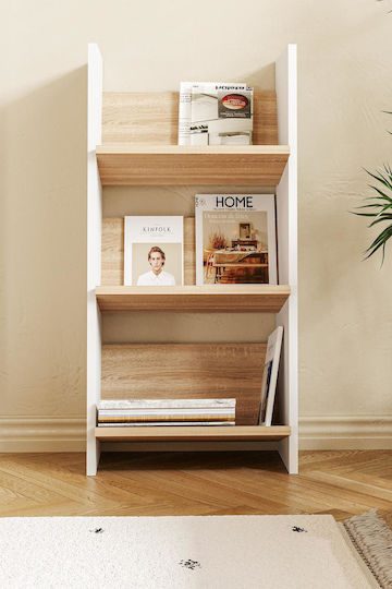 Multicolour Bookcase 44x25x90cm