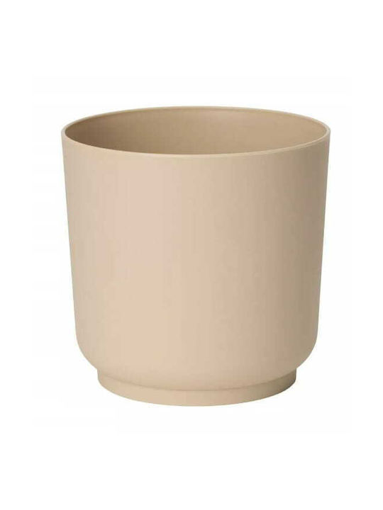 Form Plastic Blumentopf Kunststoff Beige