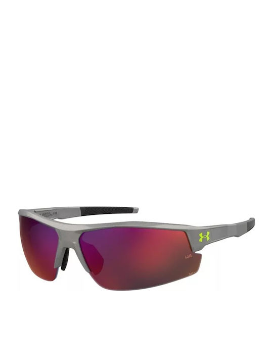 Under Armour Skillz Male Sunglasses with Gray Frame and Gray Lens UA SKILLZ/G 4WC/B3