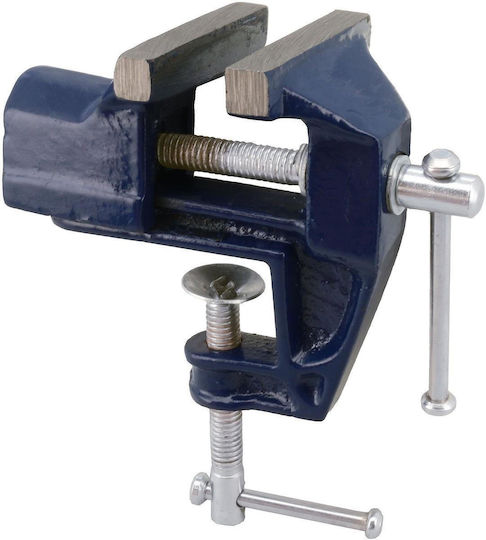 Vorel Fixed Countertop Vise Made of Cast Iron with Maximum Opening 60mm