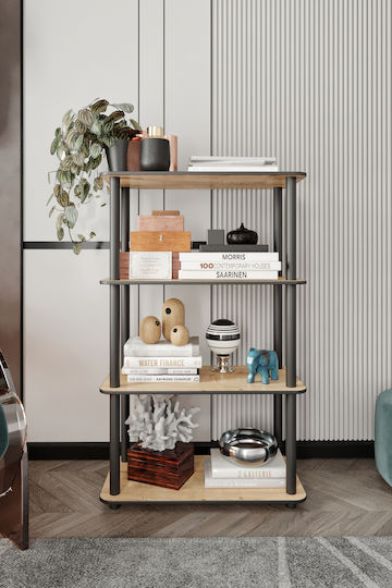 Bücherregal Braun 95x30x60cm