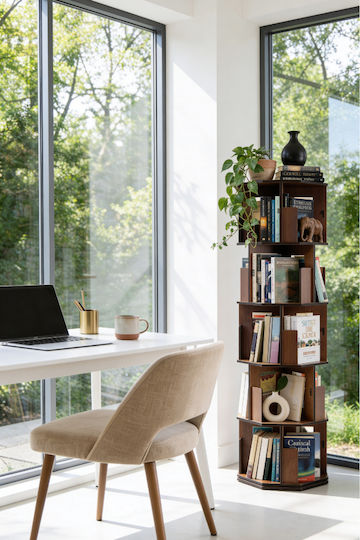 SteweHome Bücherregal Braun 132x44x27cm