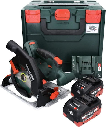 Metabo KS 18 LTX 57 Δισκοπρίονο 18V 2x8Ah με Σύστημα Αναρρόφησης
