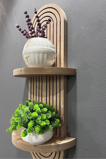 Brown Shelf 54x16x20cm