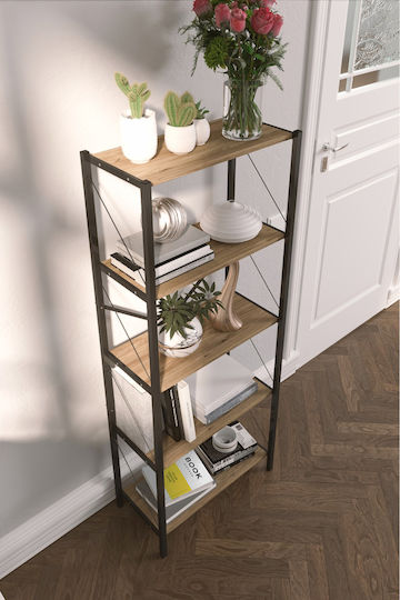 SteweHome Bücherregal Braun 150x30x150cm