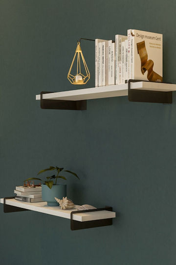 Wall Shelves White 2 Pieces 50x16x7cm