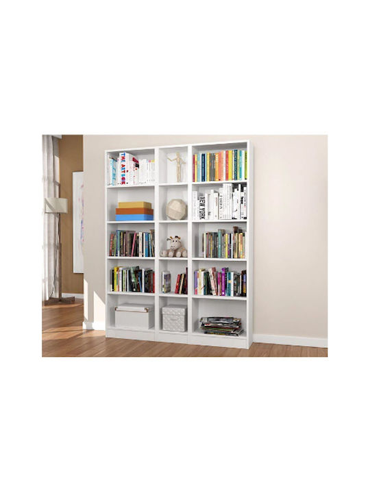 White Bookcase 149x20x169cm