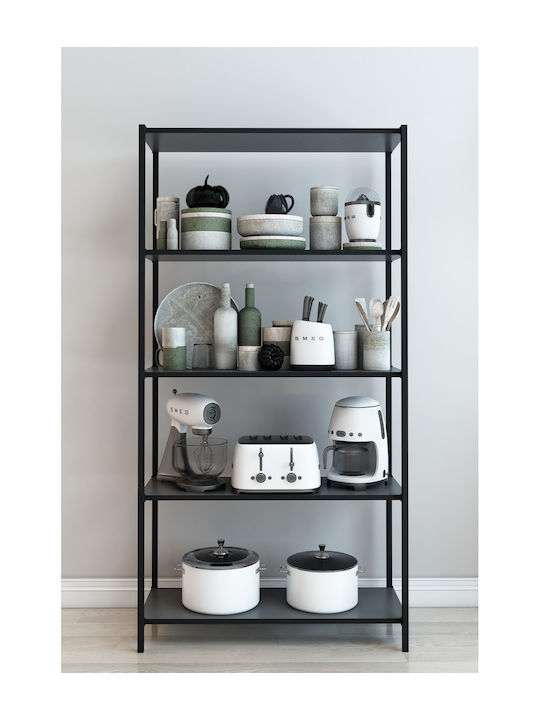 Beige Bookcase 50x24x150cm