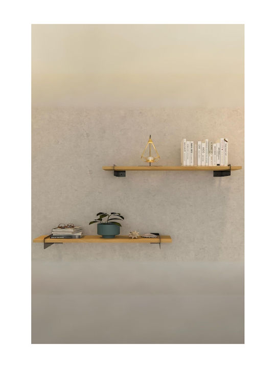White Bookcases (2 Pieces) 60x16x7cm