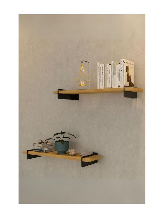 White Bookcases (2 Pieces) 60x16x7cm