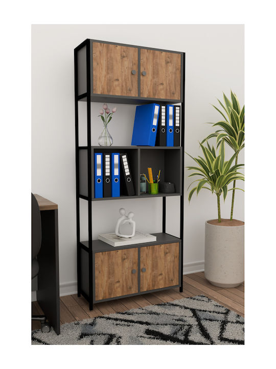 Bibliotecă Multicolor 76x30x181 cm