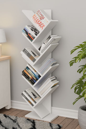 Βιβλιοθήκη Λευκή 35x20x130εκ. STE-016033-V22512 Βιβλιοθήκη Λευκή 35x20x130εκ. STE-016033-V22512