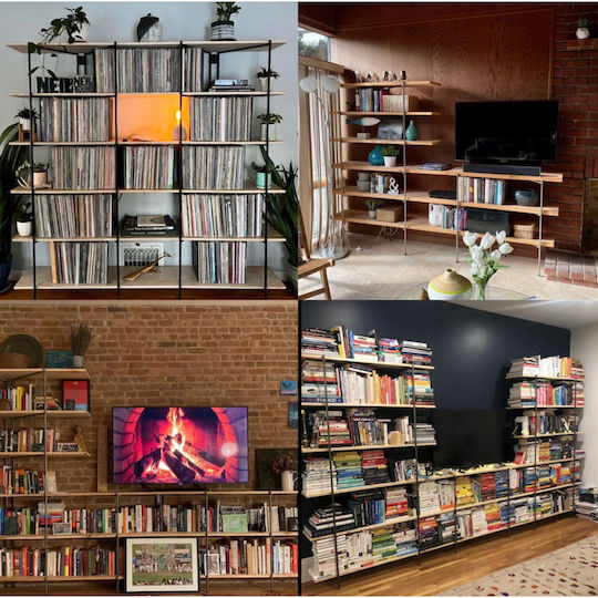 SteweHome Bücherregal Braun 60x20x160cm