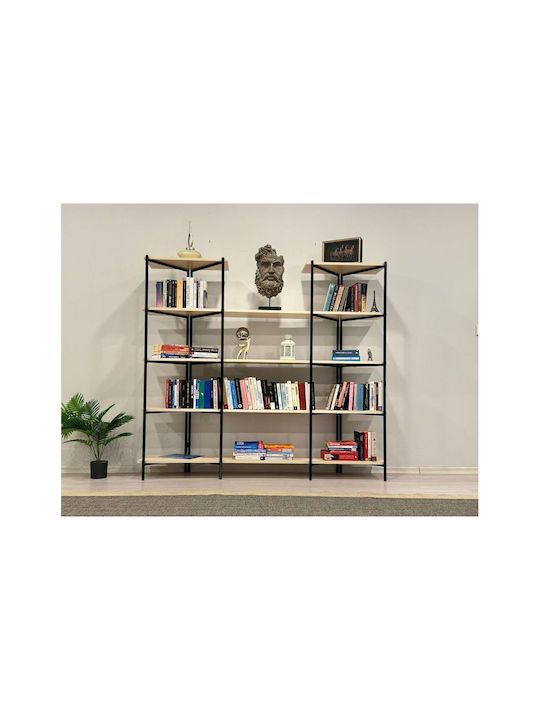 SteweHome Bücherregal Braun 60x20x160cm