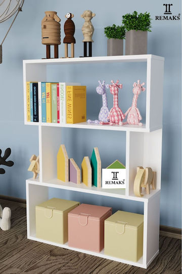 White Bookcase 72x20x105cm