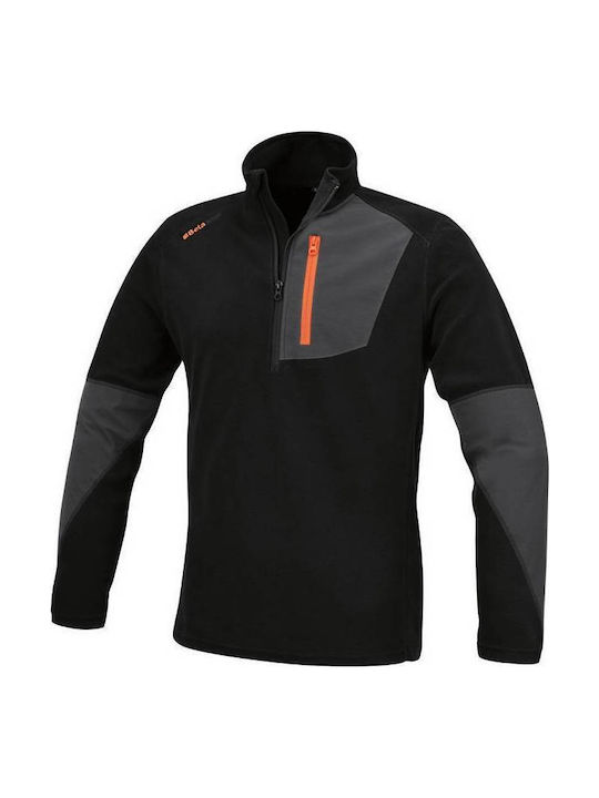 Beta Ζακέτα Εργασίας Fleece Μαύρη