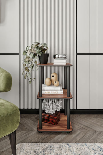 Βιβλιοθήκη Καφέ 34x34x34εκ. STE-016319-P16319 Βιβλιοθήκη Καφέ 34x34x34εκ. STE-016319-P16319