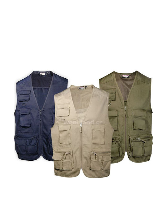 Fageo Men's Safety Vest Navy Blue Fageo Men's Safety Vest Navy Blue