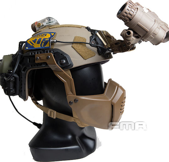 Μασκα Soft Κάτω Γνάθου Κράνους Fast Mandible Fma Dark Earth