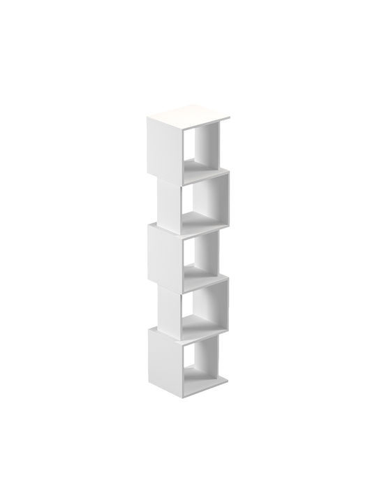 Bibliotecă Cubik Albă 35x30x161cm