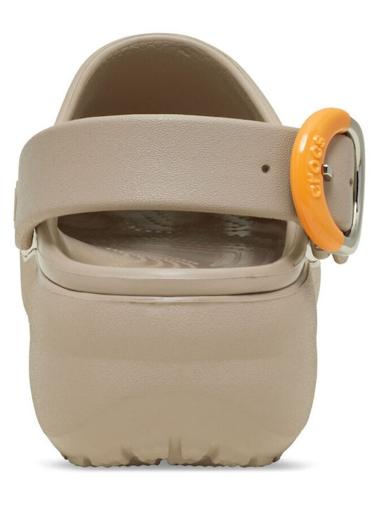 Crocs Classic Platform Women’s Clogs Beige