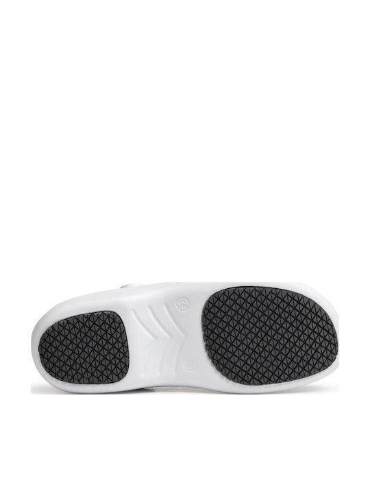 Dian Clogs White & Red