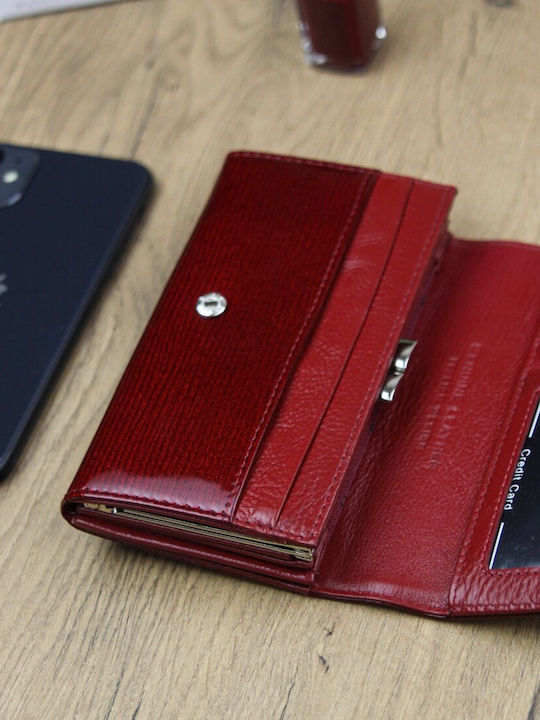 Leder Damenbrieftasche Silber