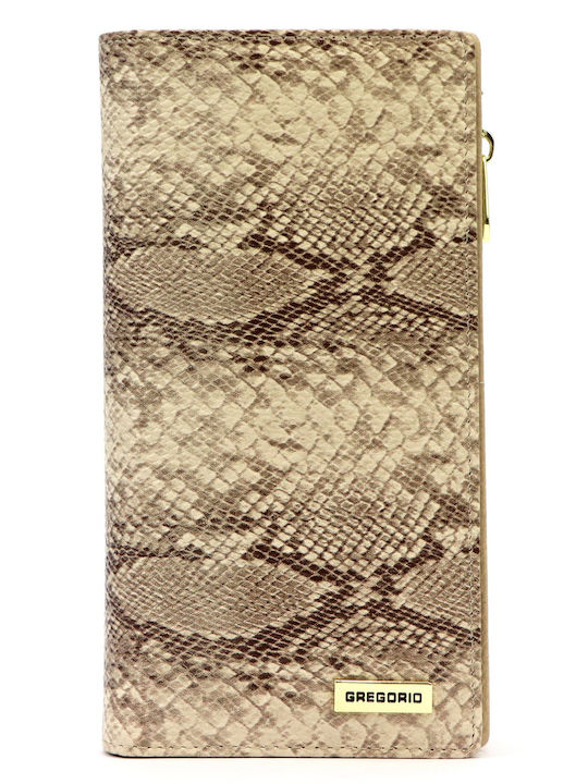 Large Leather Women's Wallet with RFID Gold